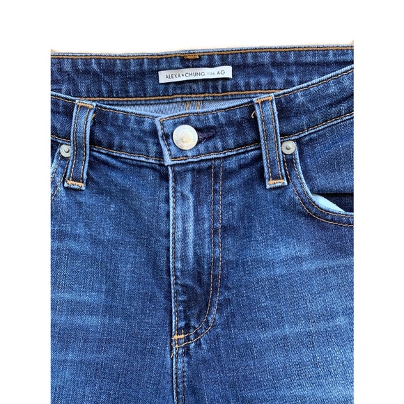 Alexa Chung x Adriano Goldschmied High Rise Denim Jeans 26 AC For AG - Picture 3 of 6